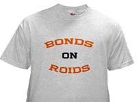 barry bonds on roids shirt
