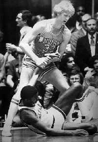 Larry bird at Indiana State