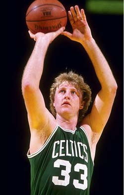 larry bird shooting