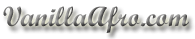 vanilla afro script logo